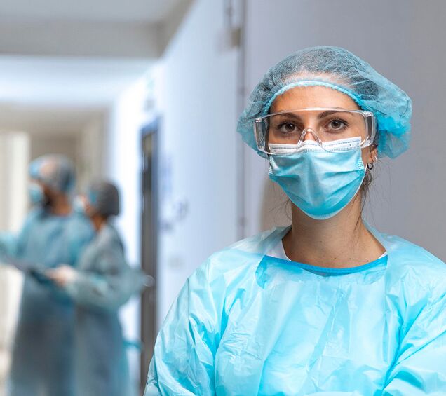 Symbolbild Arbeitsschutz im Medizinbereich