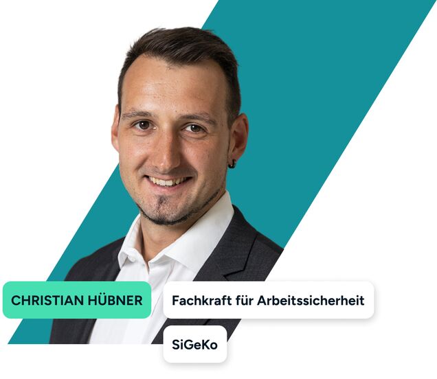 Christian Hübner, Fachkraft für Arbeitssicherheit, SiGeKo